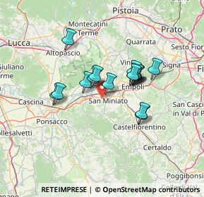 Mappa San Miniato, 56028 San Miniato PI, Italia (10.71)