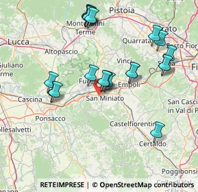 Mappa San Miniato, 56028 San Miniato PI, Italia (16.3175)