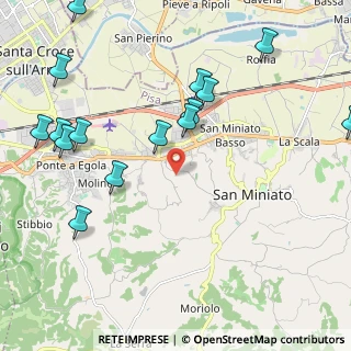 Mappa San Miniato, 56028 San Miniato PI, Italia (2.64133)