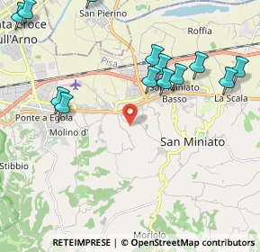 Mappa San Miniato, 56028 San Miniato PI, Italia (2.58462)