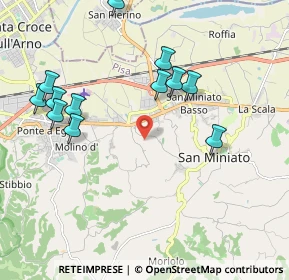 Mappa San Miniato, 56028 San Miniato PI, Italia (2.22167)