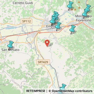 Mappa Via Pier della Vigna, 50053 Empoli FI, Italia (6.55917)