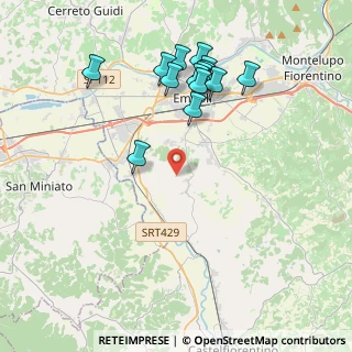 Mappa Via Pier della Vigna, 50053 Empoli FI, Italia (4.22)