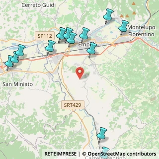Mappa Via Pier della Vigna, 50053 Empoli FI, Italia (5.82071)