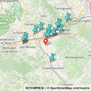Mappa Via Pier della Vigna, 50053 Empoli FI, Italia (6.64067)