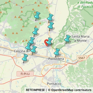 Mappa Piazza Umberto I, 56012 Calcinaia PI, Italia (3.45273)