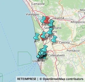 Mappa Via Deodato Orlandi, 56122 Pisa PI, Italia (10.856)