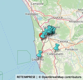 Mappa Via Deodato Orlandi, 56122 Pisa PI, Italia (7.23)