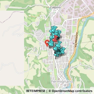Mappa Via Caprera, 61033 Fermignano PU, Italia (0.232)