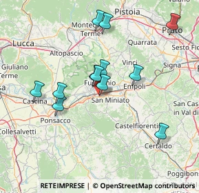 Mappa Via C. Pannocchia, 56028 San Miniato PI, Italia (14.07333)