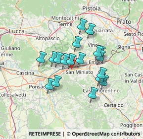 Mappa Via C. Pannocchia, 56028 San Miniato PI, Italia (11.26667)
