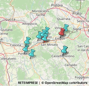 Mappa Via C. Pannocchia, 56028 San Miniato PI, Italia (10.87833)