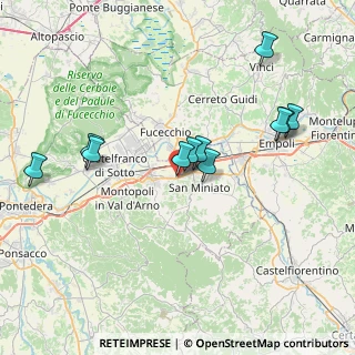 Mappa Via Santa Gonda, 56028 San Miniato PI, Italia (7.66273)