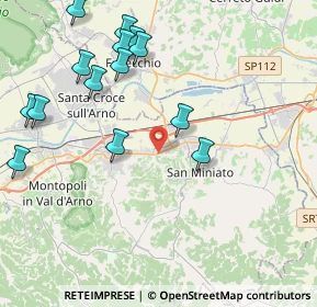 Mappa Via Santa Gonda, 56028 San Miniato PI, Italia (5.146)