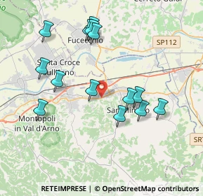 Mappa Via Santa Gonda, 56028 San Miniato PI, Italia (3.97071)
