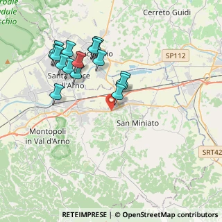Mappa Via Santa Gonda, 56028 San Miniato PI, Italia (4.04188)
