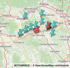 Mappa Via Giuseppe Gori, 56028 San Miniato PI, Italia (11.33412)