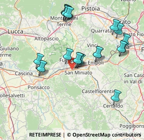Mappa Via Giuseppe Gori, 56028 San Miniato PI, Italia (16.3085)