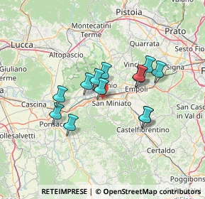 Mappa Via Giuseppe Gori, 56028 San Miniato PI, Italia (11.40462)