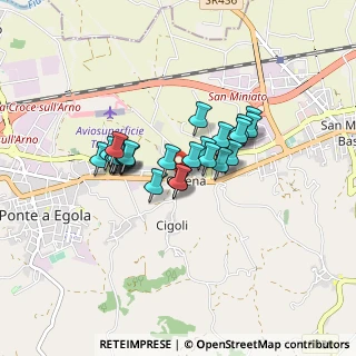 Mappa Via Giuseppe Gori, 56028 San Miniato PI, Italia (0.62593)
