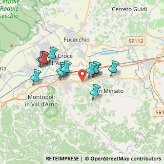 Mappa Via Giuseppe Gori, 56028 San Miniato PI, Italia (3.01462)