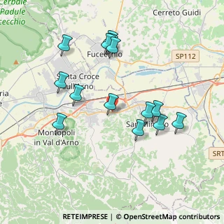 Mappa Via Giuseppe Gori, 56028 San Miniato PI, Italia (3.92929)