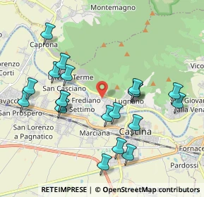 Mappa Via Giacomo Puccini, 56010 Vicopisano PI, Italia (2.0955)