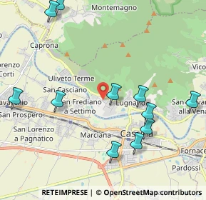 Mappa Via Giacomo Puccini, 56010 Vicopisano PI, Italia (2.45818)