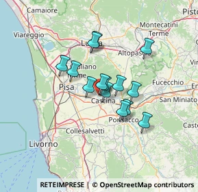 Mappa Via Giacomo Puccini, 56010 Vicopisano PI, Italia (9.55571)