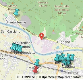 Mappa Via Giacomo Puccini, 56010 Vicopisano PI, Italia (1.5225)