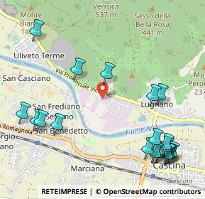 Mappa Via Giacomo Puccini, 56010 Vicopisano PI, Italia (1.421)