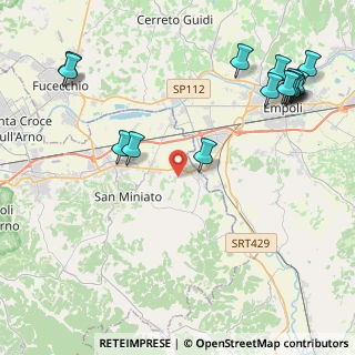 Mappa Via Montorzo, 56028 San Miniato PI, Italia (5.70467)