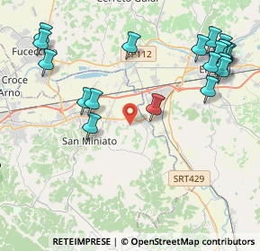 Mappa Via Montorzo, 56028 San Miniato PI, Italia (5.3665)