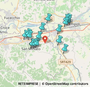 Mappa Via Montorzo, 56028 San Miniato PI, Italia (3.25)