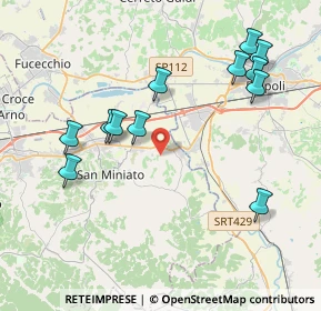 Mappa Via Montorzo, 56028 San Miniato PI, Italia (4.42833)