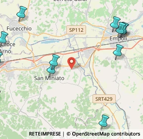 Mappa Via Montorzo, 56028 San Miniato PI, Italia (6.29667)