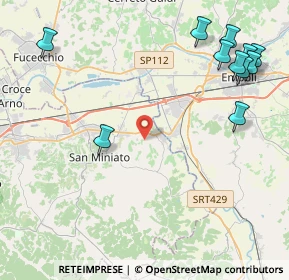 Mappa Via Montorzo, 56028 San Miniato PI, Italia (5.82)