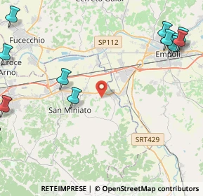 Mappa Via Montorzo, 56028 San Miniato PI, Italia (6.40636)