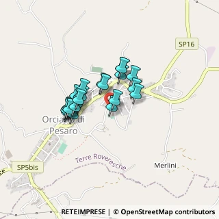 Mappa Via Pieve Canneti, 61038 Orciano di Pesaro PU, Italia (0.32917)