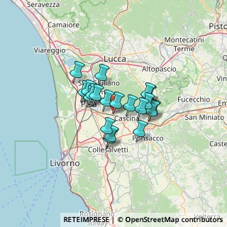 Mappa Via Aurelio Nicolodi, 56021 Cascina PI, Italia (8.937)