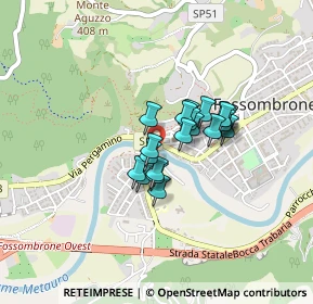 Mappa Via Borgo Sant'Antonio, 61034 Fossombrone PU, Italia (0.271)