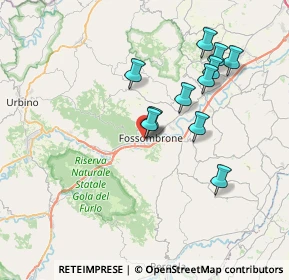Mappa Via Borgo Sant'Antonio, 61034 Fossombrone PU, Italia (6.93909)