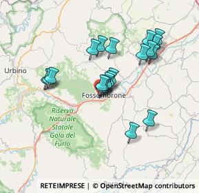 Mappa Via Borgo Sant'Antonio, 61034 Fossombrone PU, Italia (6.2905)