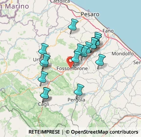 Mappa Via Borgo Sant'Antonio, 61034 Fossombrone PU, Italia (12.29118)