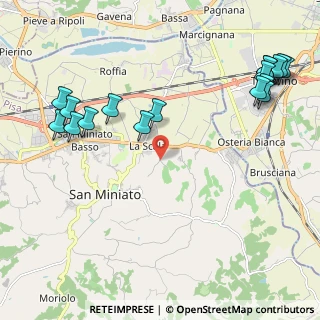 Mappa Via Sasso, 56028 San Miniato PI, Italia (2.80647)