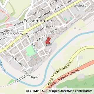 Mappa Via dei Solleciti, 23, 61034 Fossombrone, Pesaro e Urbino (Marche)