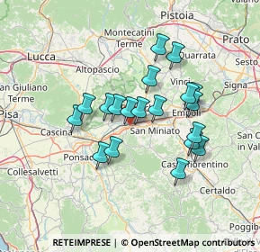 Mappa Via San Lorenzo, 56028 San Miniato PI, Italia (11.85053)