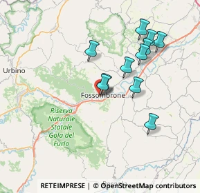 Mappa Via Umberto I, 61034 Fossombrone PU, Italia (6.83545)