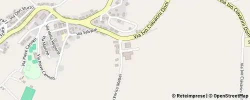 Mappa Orciano di Pesaro