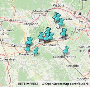 Mappa Via Piero Gobetti, 56028 San Miniato PI, Italia (9.814)